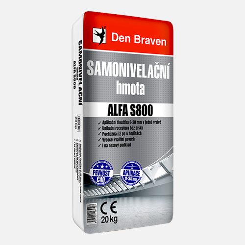 Den Braven Samonivelační hmota ALFA S800, balení 20kg