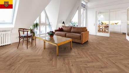 KAINDL Masterfloor Herringbone 8.0 Small 32676 Dub HARLECH 