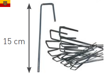 Kotevní kolíky k umělým trávníkům, 15 cm