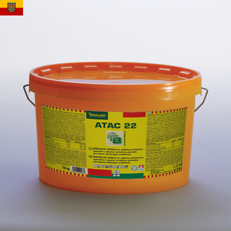 Disperzní lepidlo na podlahy Bralep ATAC 22 balení 4kg Disperzní lepidlo na podlahy Bralep ATAC 22 balení 4kg