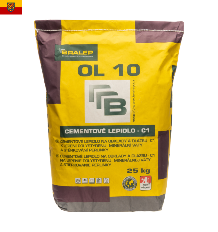 Cementové lepidlo BRALEP OL 10 balení 25kg