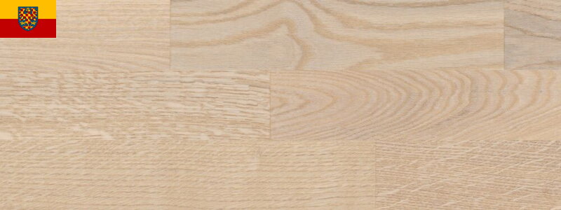 Dřevěná podlaha EUROWOOD Dub přírodní bílý lak
