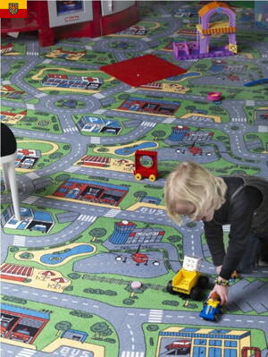 Dětský koberec CITY LIFE šíře 4m