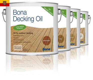 BONA Decking Oil balení 2,5L neutrální