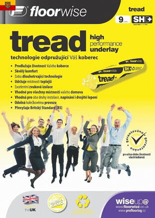 Podložka pod koberce FLOORWISE TREAD 9mm